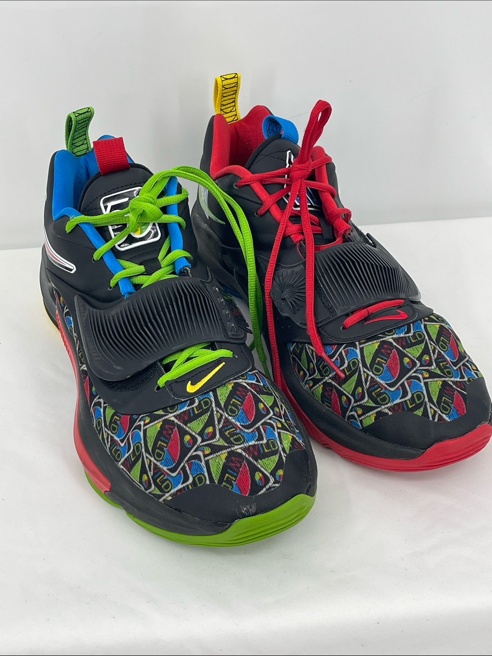 Nike FREAK MENS Multicolor Athletic Shoes with Red, Green, Blue, Yellow Accents